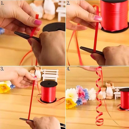 ZOOYOO 500 Yards White Crimped Curling Ribbon Balloon String Roll Balloon - Image 5
