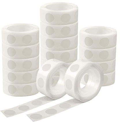 UPINS 800 Pcs Point Dots Balloon Glue Removable Adhesive Point Tape | 8 Rolls by UPINS