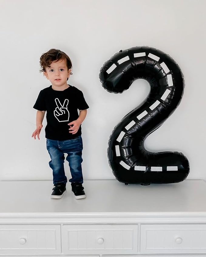 Race Car Number 5 Balloon 40 Inch - Image 3