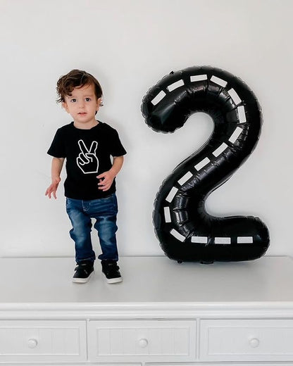 Race Car Number 0 Balloon 40 Inch - Image 7