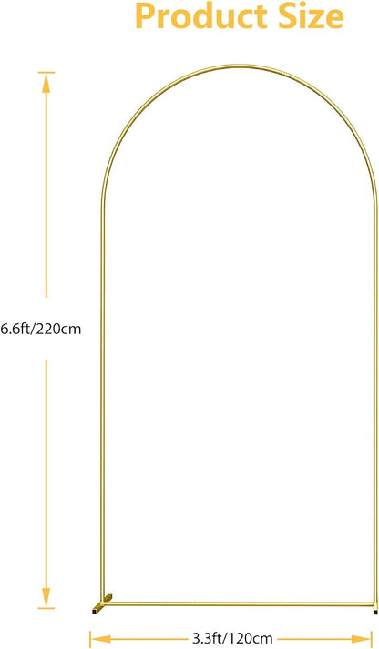 6.6FT Metal Arch Backdrop Stand, Balloon Arches Backdrop Stand - Image 5