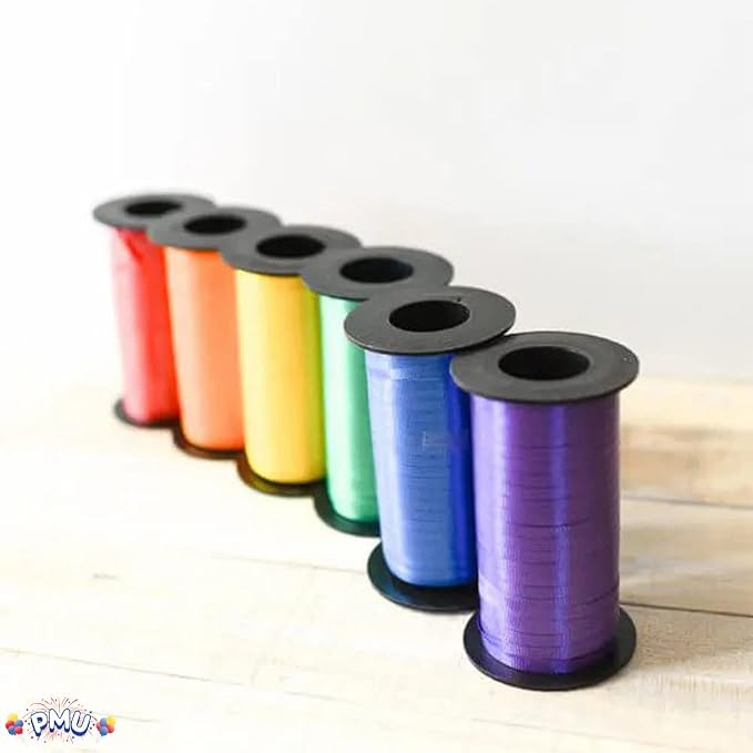 PMU 1500 Yards x 3/16in Lavender Crimped Curling Ribbon String - Image 8