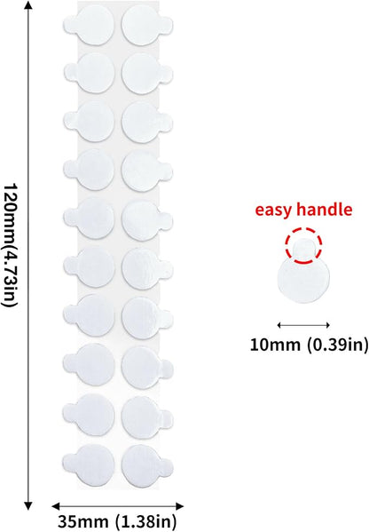 JIEHENG 300Pcs Double Sided Dot Stickers Removable, 0.4" Adhesive Putty Stickers - Image 3