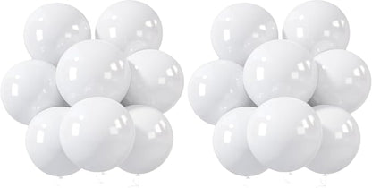LovesTown 15PCS Party Balloons, 18inch White Latex Balloons Balloon Garland Arch by Lovestown