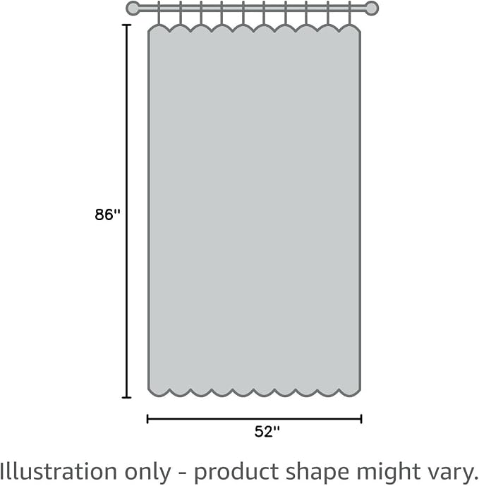 Cream Linen Back Tab Curtains 86 Inch Length - Image 8