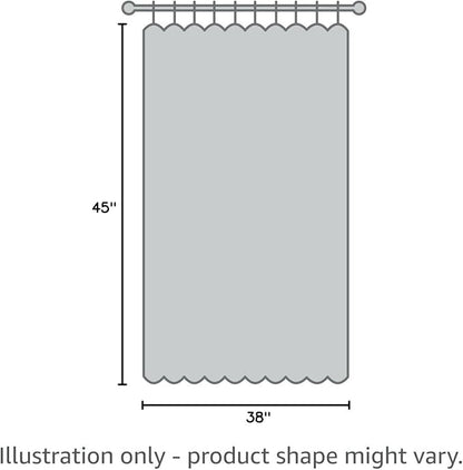 Tollpiz Short Linen Curtains Bedroom Rod Pocket Semi Sheer Curtain Burlap Light - Image 10