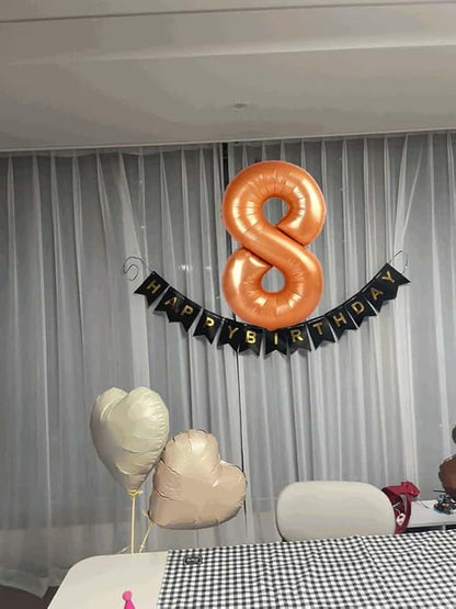 Orange 0 Balloon - Image 8