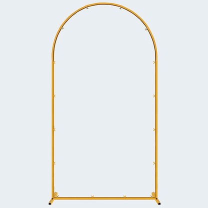 Hemmotop Arch Backdrop Stand Gold 7.2 FT | Metal, Ground Stakes - Image 9