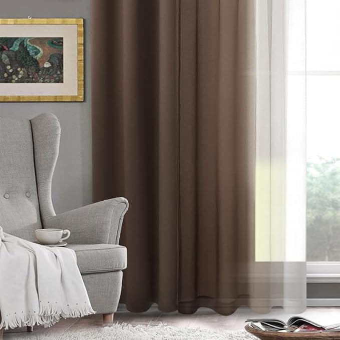 DWCN Ombre Short Sheer Curtains - Image 6