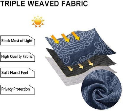 DWCN Ombre Blackout Curtains for Bedroom - Image 6