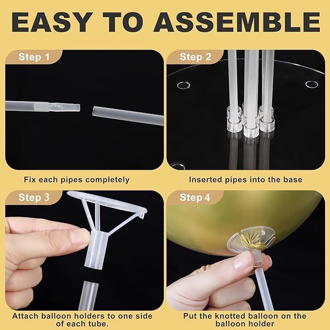 20 Sets Balloon Stand Kit, Balloon Sticks Holder - Image 4