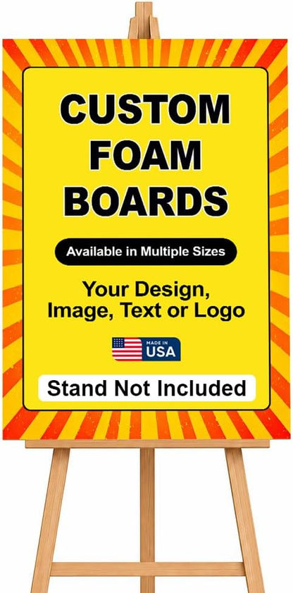 Custom Poster Boards by DC | Personalized Foam Core Display Sign Printing by DreamController