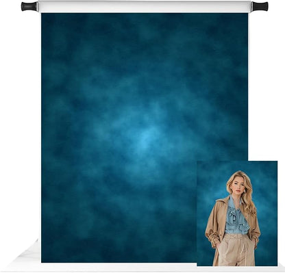 Kate 5x7ft Blue Abstract Backdrop by KateBackdropforPhotography