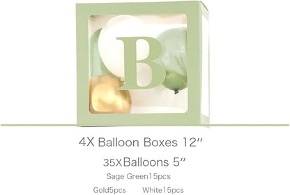 luckylibra Sage Green Baby Shower Decorations, B - Image 3