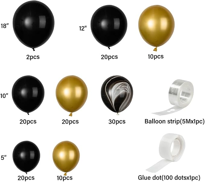 Restaurantware-Balloonify Balloon Garland Set, 1 Party Decoration Kit - Image 8