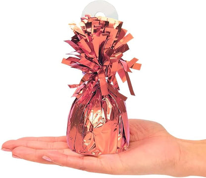 Elegant Rose Gold Foil Balloon Weight 1 Count, Dazzling Decor Essential - Image 3