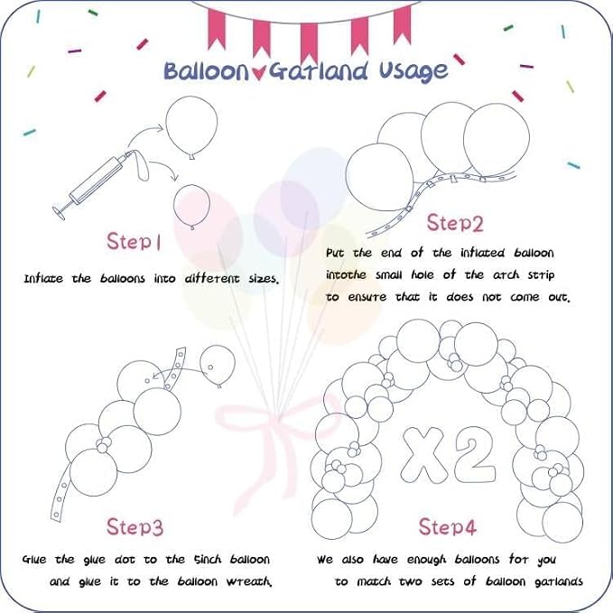 412pcs Pearl White Balloons Different Sizes 18 12 10 5 Inch - Image 3