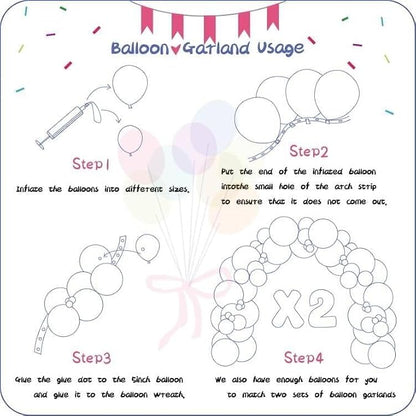 412pcs Pearl White Balloons Different Sizes 18 12 10 5 Inch - Image 3