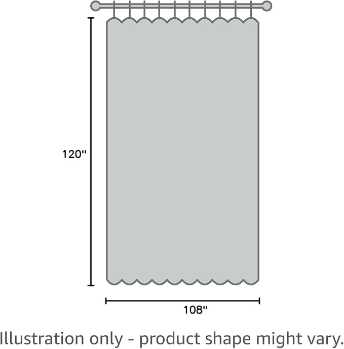 Navy Blue Blackout Curtain Extra Wide - Image 10