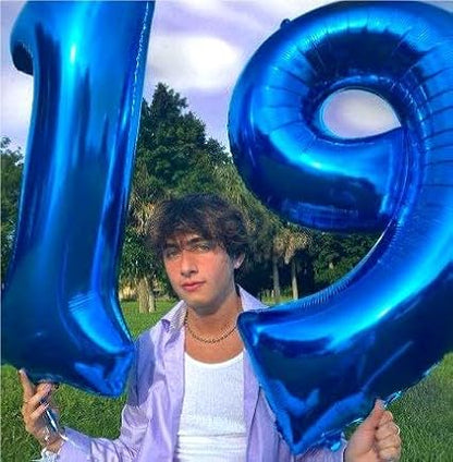 Navy Blue Jumbo Number 29 Balloon 40 Inch, Boy Girl 29 Birthday Supplies - Image 8