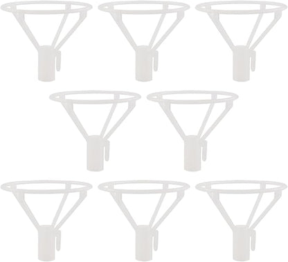 8PCS Universal Balloon Column Top Holder Transparent PVC Balloon Clips Clear by Unknown