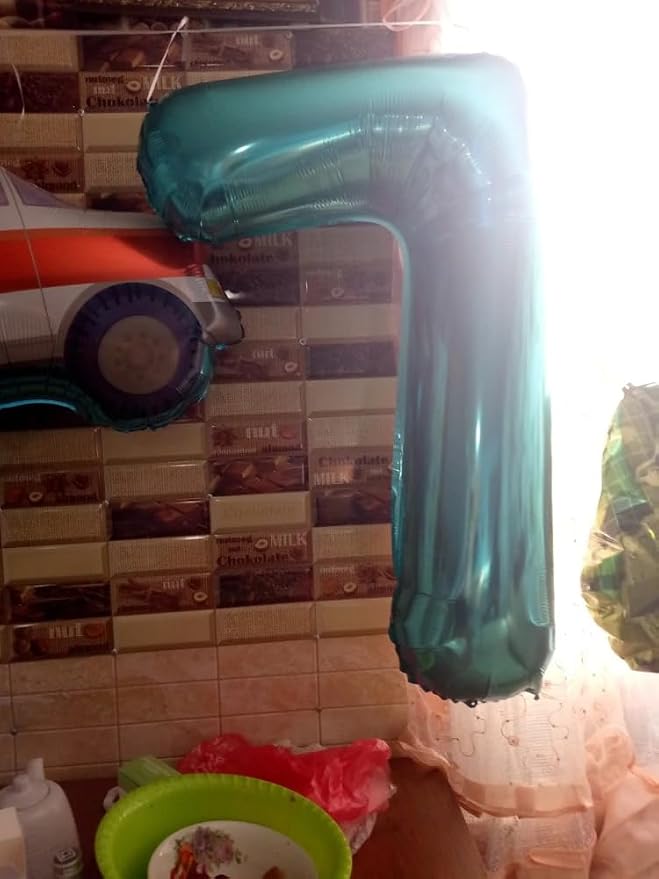 Nile Blue Number 5 Balloon 40 Inch - Image 3