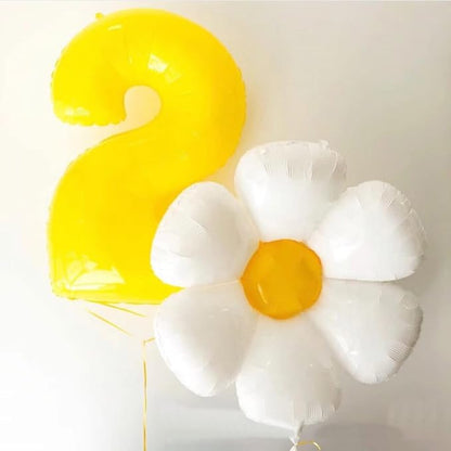 40 In yellow graffiti Number Balloons Helium Foil Mylar Balloon Digital 1 | - Image 4