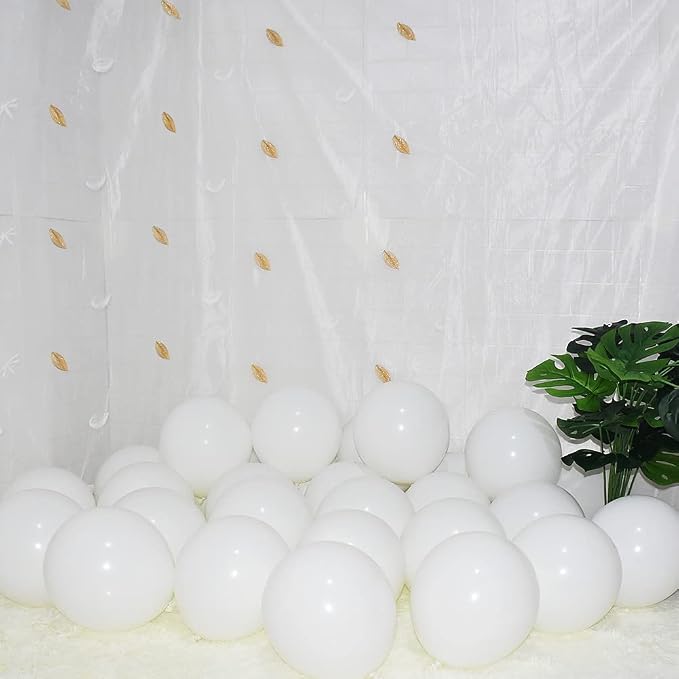 400 Pack White Balloons, 5 Inch White Latex Balloons Helium Balloons Party - Image 4