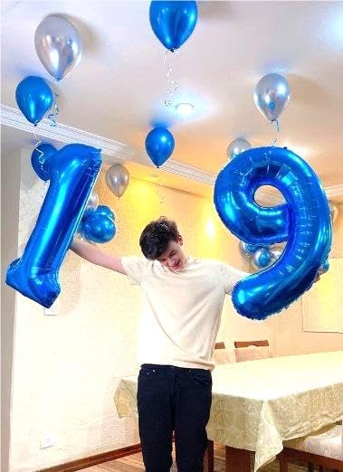 Navy Blue Jumbo Number 29 Balloon 40 Inch, Boy Girl 29 Birthday Supplies - Image 7