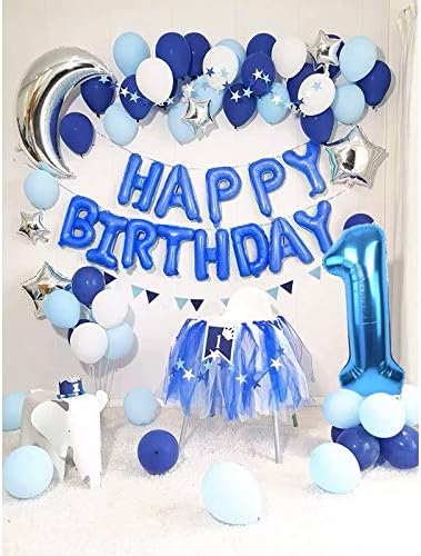TONIFUL 40 Inch Blue Number 3 Balloons Large Foil 3rd Birthday Decorations | - Image 5