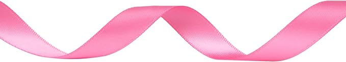 Ribbli Double Faced Hot Pink Satin Ribbon, 1/2” x Continuous 25 Yards, Use - Image 5