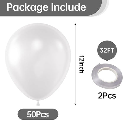 12 Inch Clear Balloons, Baby Shower, Graduate Party Decorations - Image 2