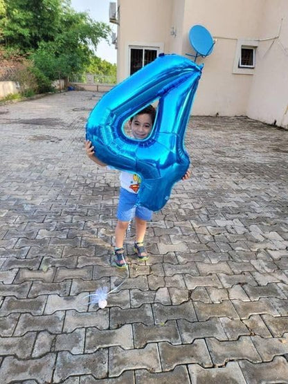 Navy Blue Number 21 Balloon 40 Inch - Image 7