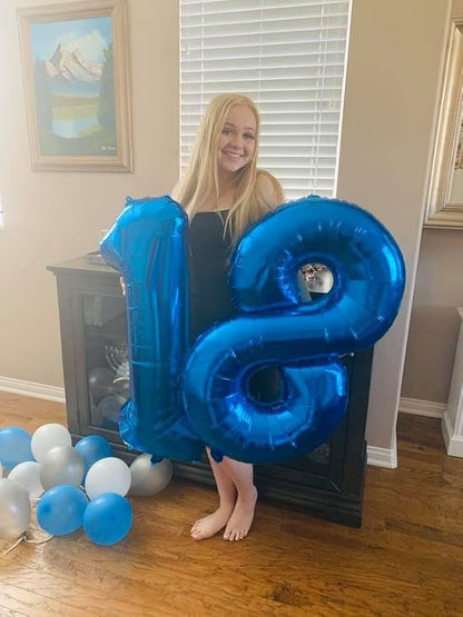 Navy Blue 18 Balloon - Image 3