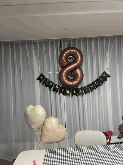 1 Balloon - Brown Birthday Number Balloons, 40 Inch Decorations Men Women | - Image 7