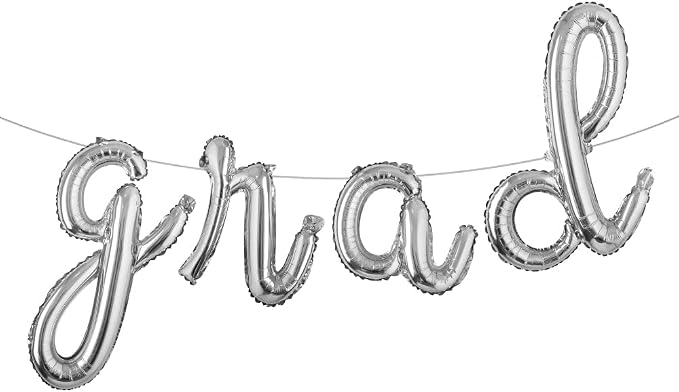 Foil Balloons Congrats Graduation Party Balloons Congratulations Letter Grad by RUIANSI