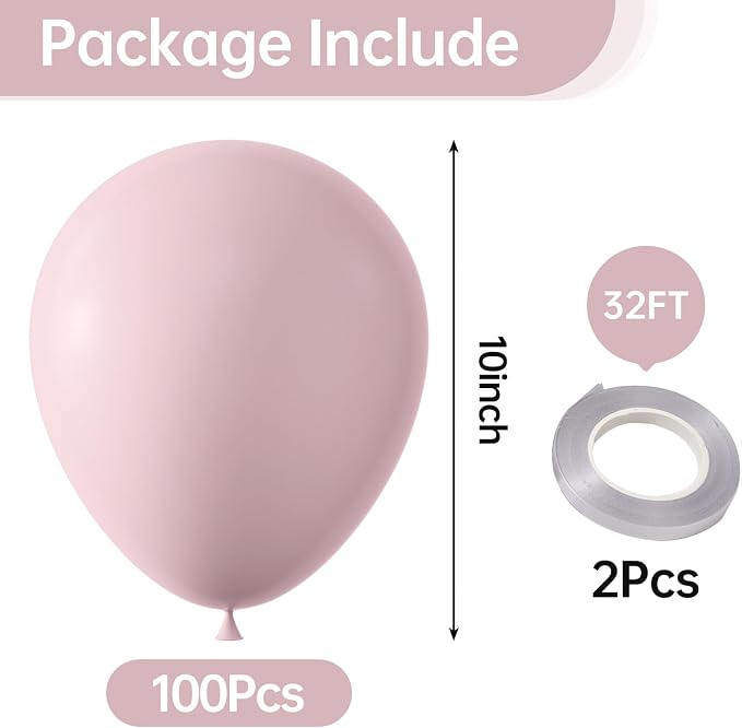 10 Inch Pastel Orange Balloons - Image 2