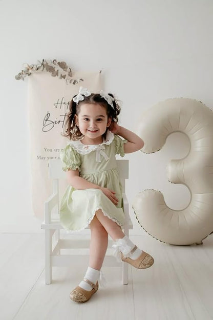 2 Number Balloons Cream 40 Inch Foil Balloon - Image 3