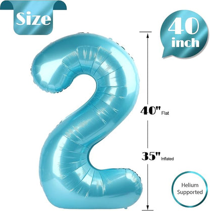 Pastel Blue 2 Balloon - Image 5