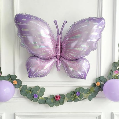 Purple Butterfly Balloons 4 Pieces - Image 8