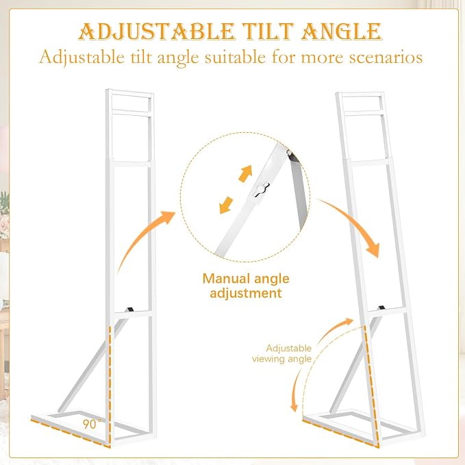 2 Pack White Wedding Backdrop Stand, Adjustable Metal Arch - Image 4