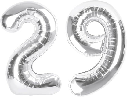 29 Balloon Numbers 40Inch for 29th Year Old Birthday Decorations, Inflation by Mluchee