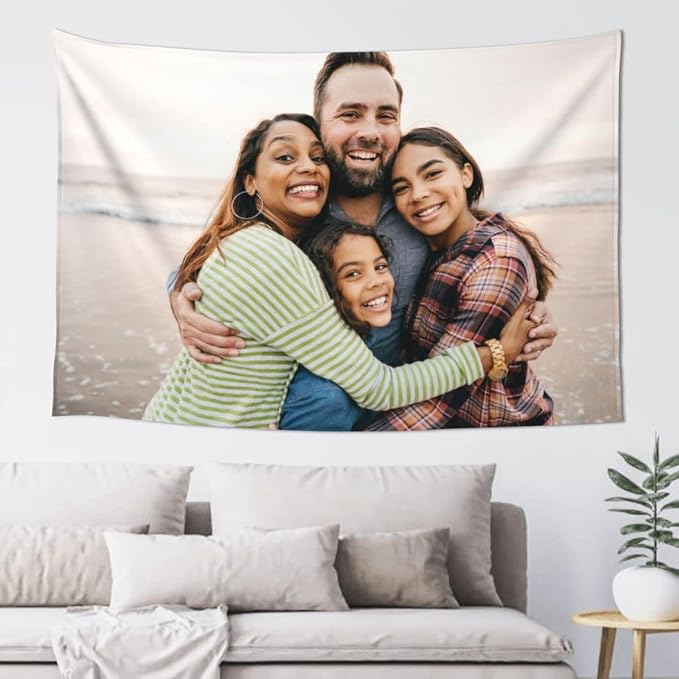 JINJUREN Custom Tapestry Upload Images Personalized Custom Tapestry Customized - Image 6