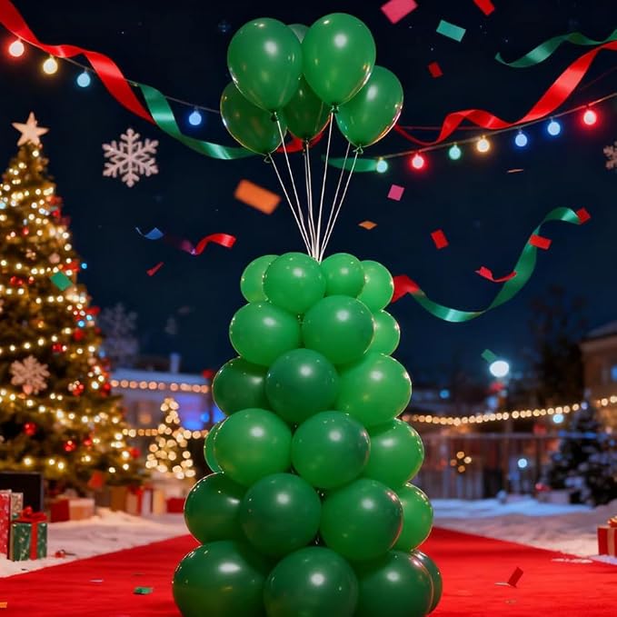 400 Pack Green Balloons 5 Inch Dark Green Latex Mini Small Balloon - Image 5