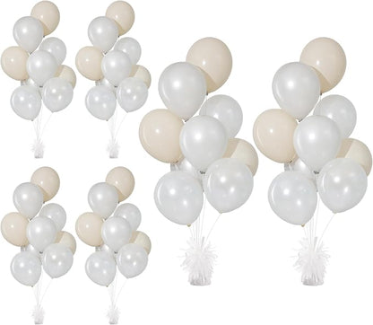 White Balloon Weights Pack of 6 - Image 3