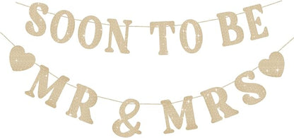 Soon To Be Mr & Mrs Sign Banner by SerpizePaty