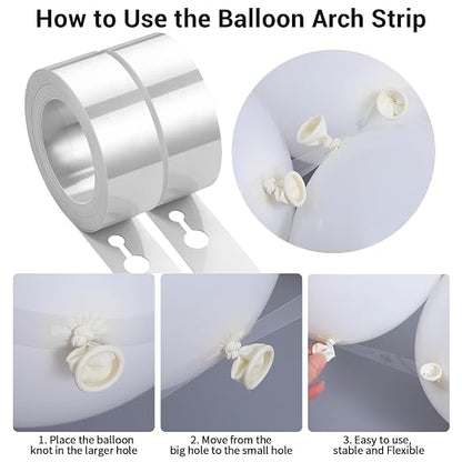 10PCS Balloon Decorating Strip 164ft Balloon Arch Garland Kit | Balloons - Image 3