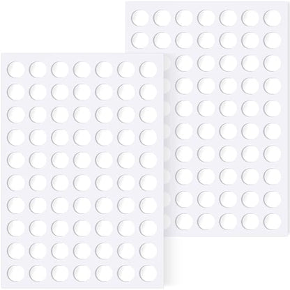Sticky Dots, 140 6mm/0.24" Removable Adhesive Tack, Double Sided Clear Mounting by Surard