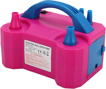 600W Electric Balloon Pump, Dual Nozzle Automatic Balloon Inflator Blowing - Image 3