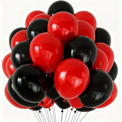 Red and Black Balloons, Thick & Durable, by LuhcXbs